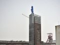 Gelsenkirchen Nordsternturm mit Herkules über 100m hoch