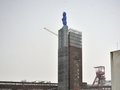 Gelsenkirchen Nordsternturm mit Herkules über 100m hoch