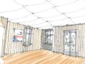 Ein erster zeichnerischer Entwurf der Architektin ©Studio Baukultur