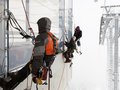 Seilverspannung Bergstation bei jedem Wetter