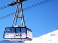 Gondel auf die Zugspitze, Beklebung im Winter